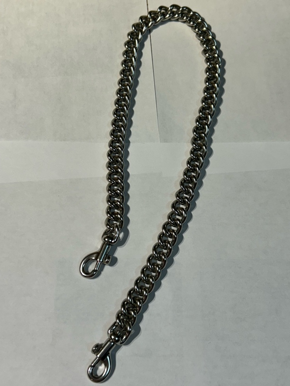 Authentic COACH Silvertone Chain 22” long NWOT - Picture 4 of 4